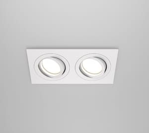 Двойной встроенный светильник